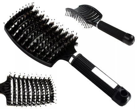 10 eilių plaukų šepetys