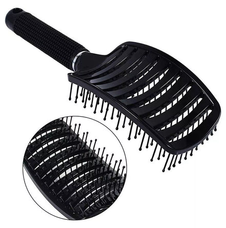 10 eilių plaukų šepetys