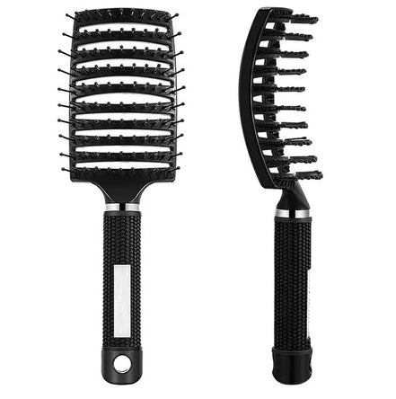 10 eilių plaukų šepetys