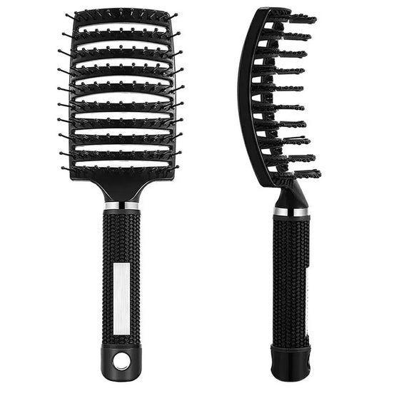 10 eilių plaukų šepetys