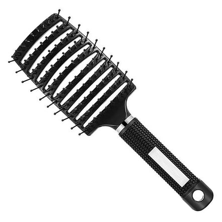 10 eilių plaukų šepetys