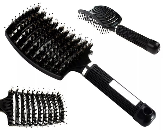 10 eilių plaukų šepetys