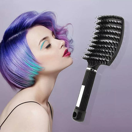 10 eilių plaukų šepetys