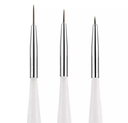 3vnt. Kosmetinių šepetėlių rinkinys