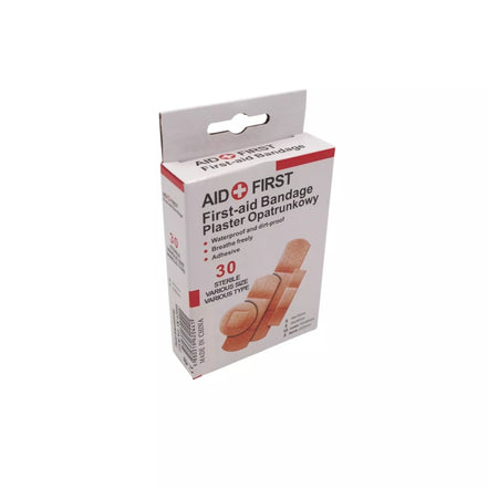 AID FIRST pirmosios pagalbos pleistrai – 30 vnt