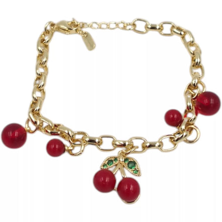 Apyrankė su vyšnių pakabukais