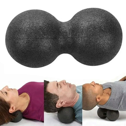 Dvigubas masažo / raumenų ridenimo kamuoliukas