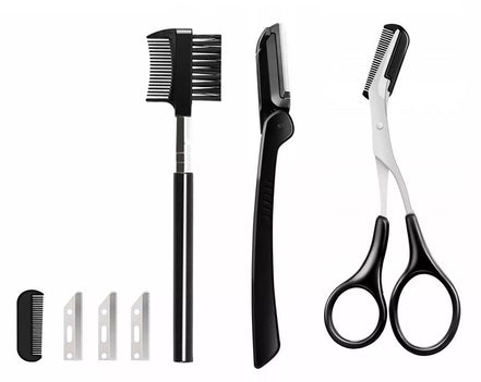 Įrankių rinkinys antakiams ir blakstienoms