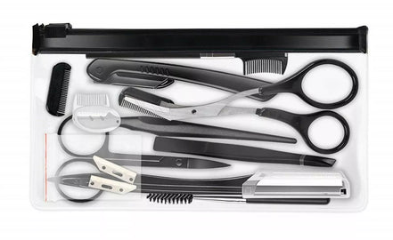 Įrankių rinkinys antakiams ir blakstienoms