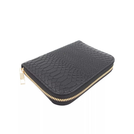 Juodas užsegamas papuošalų dėklas