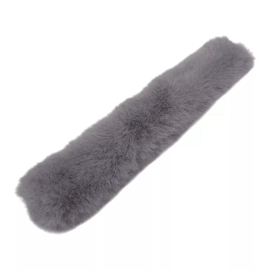 Korėjietiška plaukų juosta - apyrankė PILKA