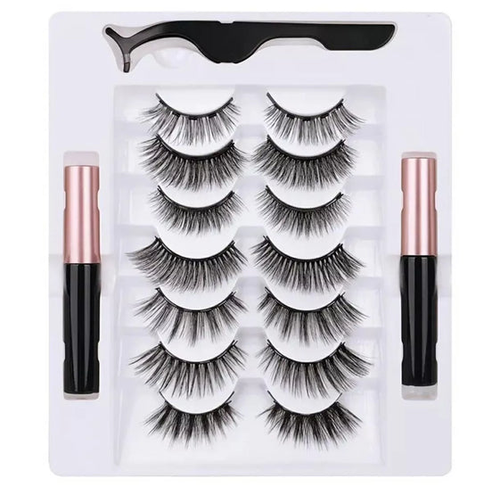 Magnetinių blakstienų rinkinys (7 poros)