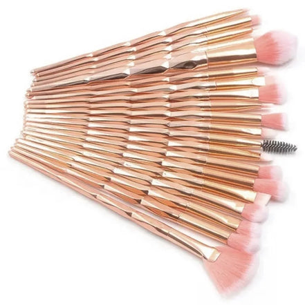 Makiažo šepetėlių rinkinys Vienaragis 20vnt