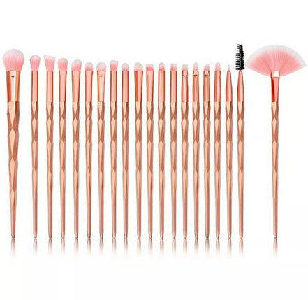 Makiažo šepetėlių rinkinys Vienaragis 20vnt