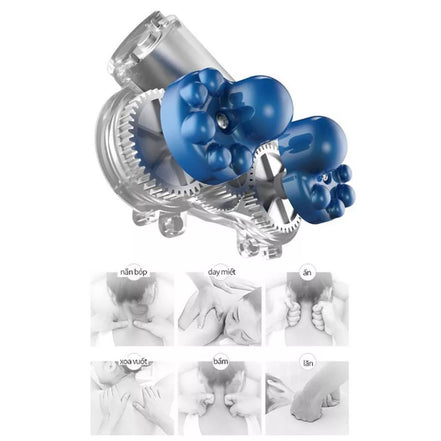 Minkštas kaklo masažuoklis