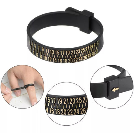 Plastikinis žiedo matuoklis