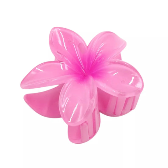 Plaukų segtukas „Gėlė“ – ryškiai rožinis akcentas jūsų kasdienai