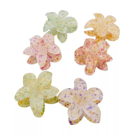 Plaukų segtukas „Spalvota gėlė“