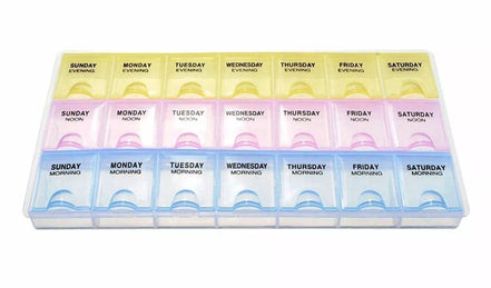 Praktiškas dėklas vaistams