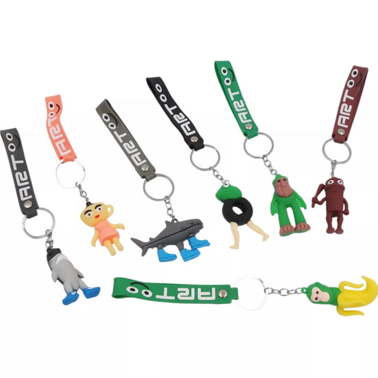 Raktų pakabukas su juokingomis figūrėlėmis „Brain rot