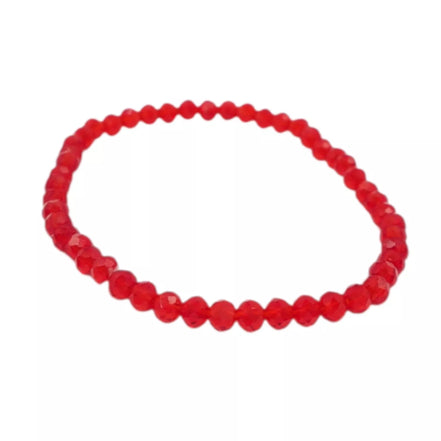 Raudona karoliukų apyrankė