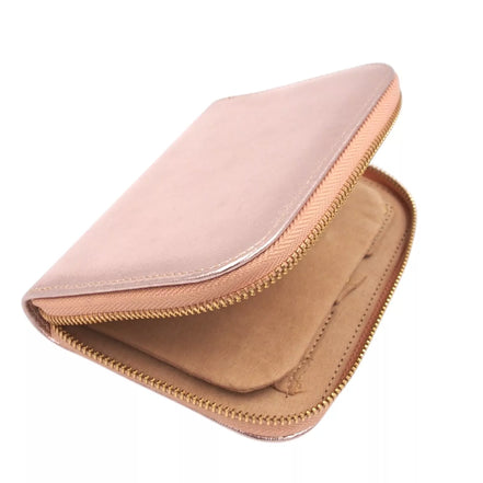 Rožinio aukso spalvos užsegamas papuošalų dėklas