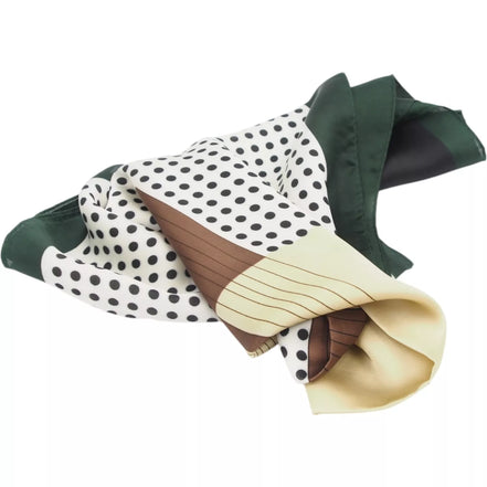 Šalikėlis su gėlių raštu