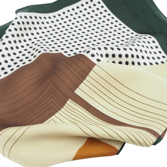 Šalikėlis su gėlių raštu