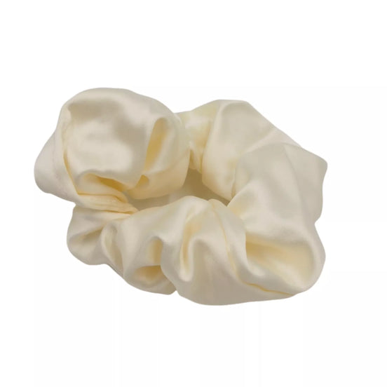 Satininė plaukų gumytė (balta)