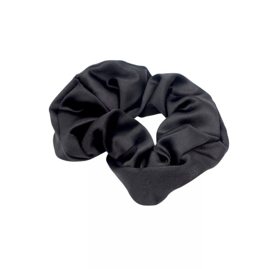 Satininė plaukų gumytė (juoda)