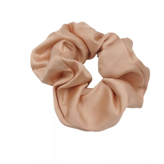 Satininė plaukų gumytė (nude spalvos)