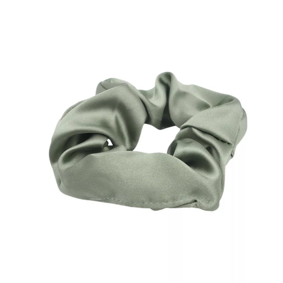 Satininė plaukų gumytė (žalia)