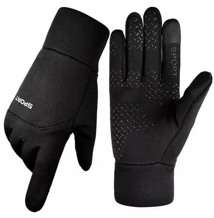 Šiltos žieminės pirštinės (Juoda)