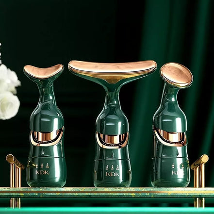 Soninis liftinguojantis masažuoklis 3in1 veidui, kaklui ir paakių zonai