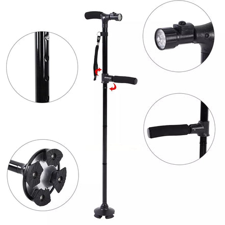 Sulankstoma lazda su LED