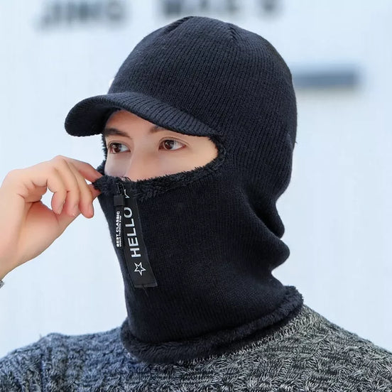 Žieminė kepurė - užsegama balaklava